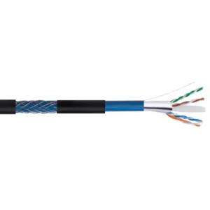 Cable datos FTP CAT 6 Armado CPR Fca Cable Armado con trenza de acero cubierta exterior Polietileno.500 Metros, cómpralo en cableyrack.com tu tienda de material eléctrico y telecomunicación en Madrid
