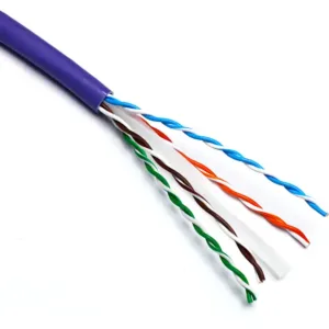 Cable utp categoría 6 EXCEL Violeta. Cable Excel de Cat6 U_UTP Dca LSOH Caja de 305 m Violeta, cómpralo en cableyrack.com tu tienda de conexiones para redes informáticas y telecomunicaciones en Madrid