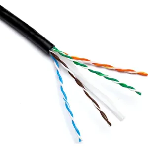 Cable utp categoría 6 EXCEL ext Negro cómpralo en cableyrack.com tu tienda de conexiones de red y comunicación en Madrid