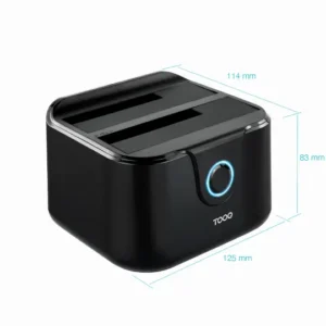 Docking station para disco duro HDD_SSD de 2.5″ y 3.5″ con conexión USB 3.0_3.1 Gen 1 TOOQ en cableyrack