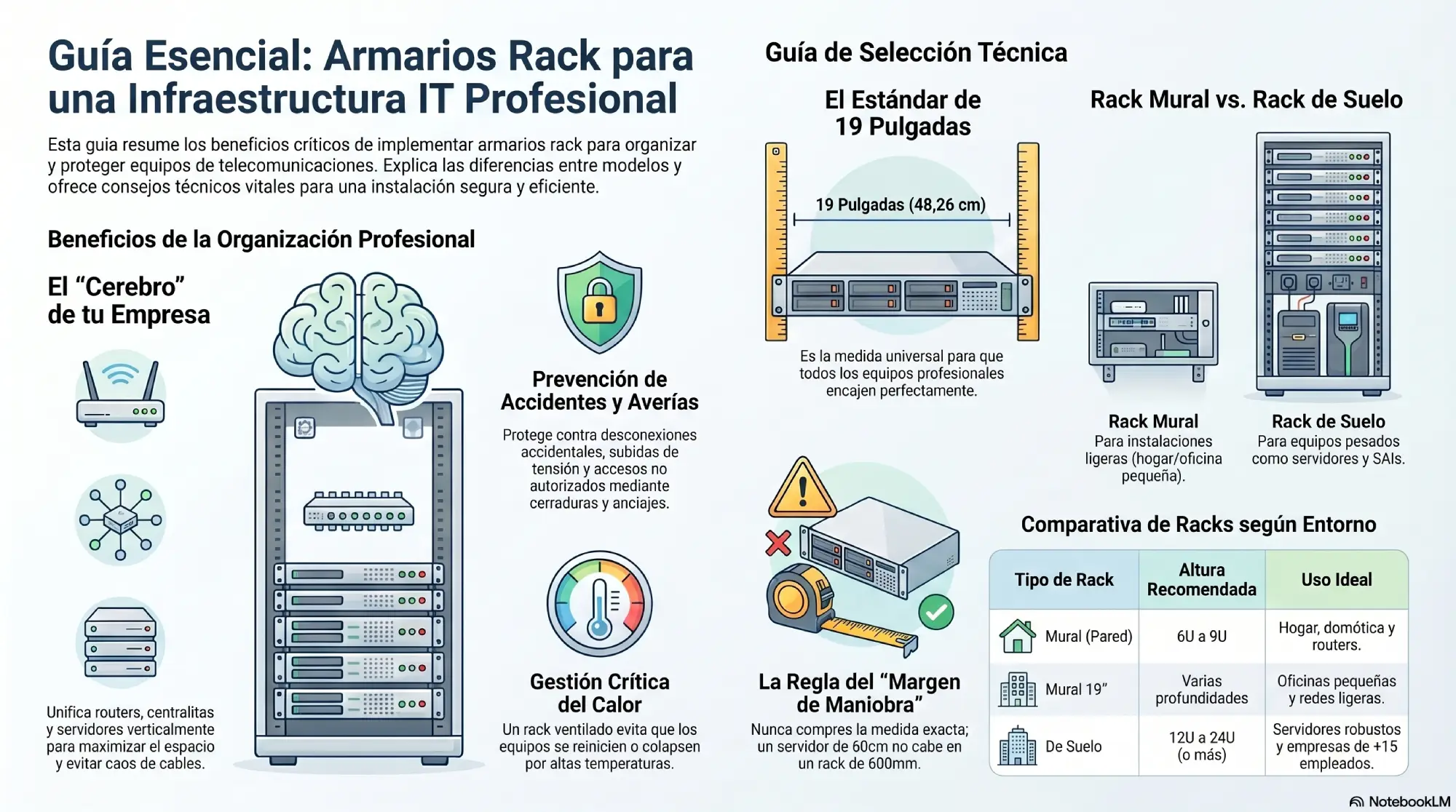 Guía de Armarios Rack Profesionales cableyrack.com