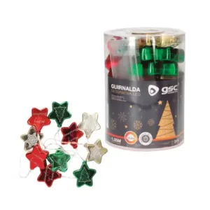 Guirnalda de estrellas LED multicolor GSC, cómpralas en cableyrack.com tu tienda de iluminación en Madrid