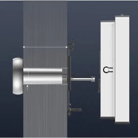 Mirilla inteligente - Visor de puerta sin cables 3 Mirilla inteligente - Visor de puerta sin cables en tu tienda de seguridad cableyrack.com
