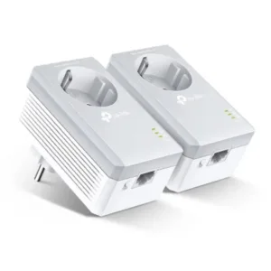 Punto de acceso wifi Powerline AV600 con Enchufe Incorporado TP-LINK Kit de Adaptadores, cómpralo en cableyrack.com tu tienda de telecomunicaciones y material electrico